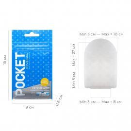 Мастурбатор TENGA Pocket Crystal Mist - 2