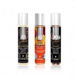 Набор Персиковый десерт, 3 вкусовые смазки System JO, вибропуля SugarBoo, кубики System JO - 5