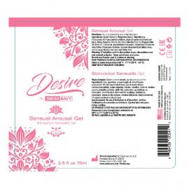Возбуждающий лубрикант на водной основе Desire by Swiss Navy Sensual Arousal Gel 75 мл - 5