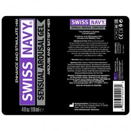 Возбуждающий лубрикант на водно-силиконовой основе Swiss Navy Sensual Arousal Gel 29,5 мл - 3