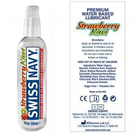 Лубрикант на водной основе Swiss Navy Strawberry Kiwi: 10 мл - 3