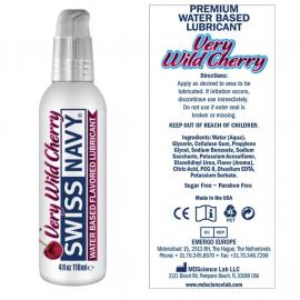 Лубрикант на водной основе Swiss Navy Wild Cherry: 10 мл - 3