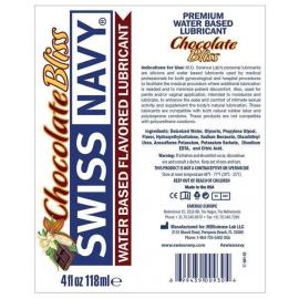 Лубрикант на водной основе Swiss Navy Chocolate Bliss: 118 мл - 3