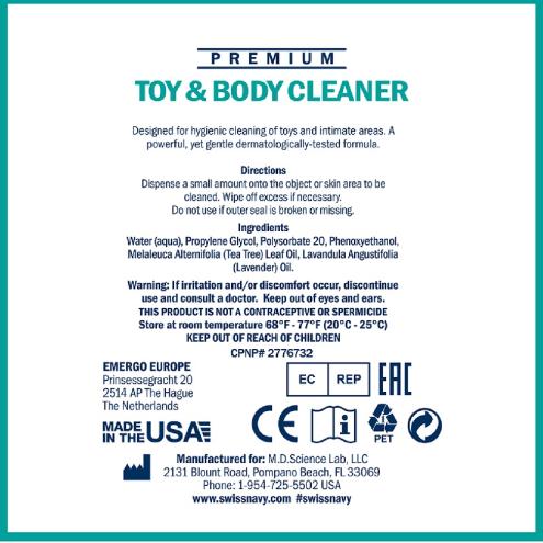 Засіб для чищення Swiss Navy Toy & Body Cleaner 29,5 мл