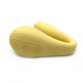 Вакуумний вагінально-кліторальний стимулятор Magic Motion Bobi Yellow - 6