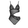 Боди с ажурным лифом Christa Body black S/M - Passion