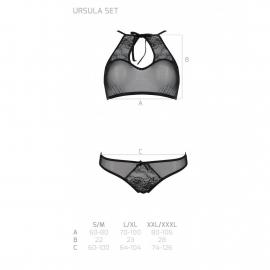 Комплект Ursula Set black XXL/XXXL — Passion - 4