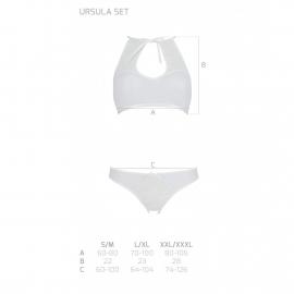Комплект Ursula Set white L/XL — Passion - 4
