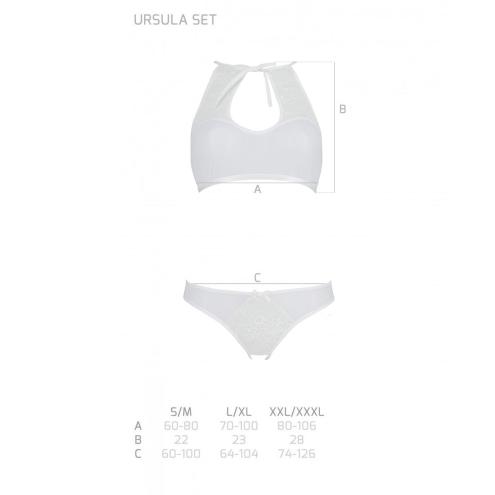 Комплект Ursula Set white XXL/XXXL — Passion