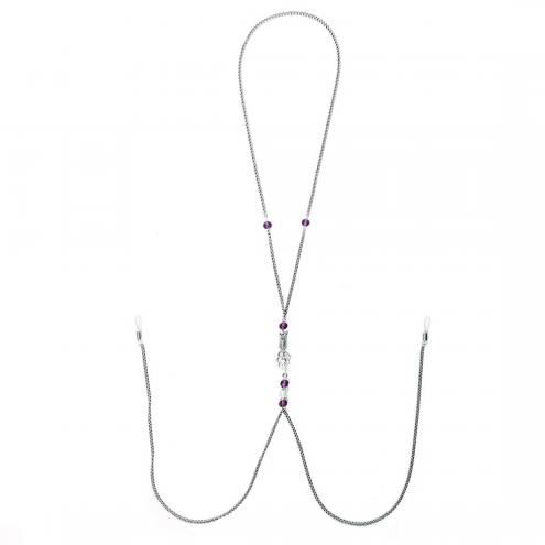 Прикраса для сосків Art of Sex - Nipple Clamps Arrow, колір фіолетовий