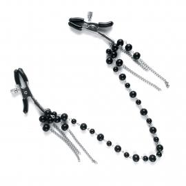 Затискачі для сосків Art of Sex - Nipple clamps Afina Black - 2