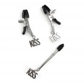 Затискачі для сосків та клітора Art of Sex - Nipple and clit clamps KISS - 1