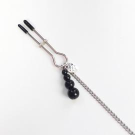 Затискачі для сосків та клітора Art of Sex - Nipple and clit clamps Black Pearl - 4