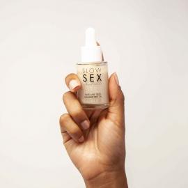 Суха олія-шиммер для волосся і тіла Bijoux Indiscrets Slow Sex Hair and skin shimmer - 4