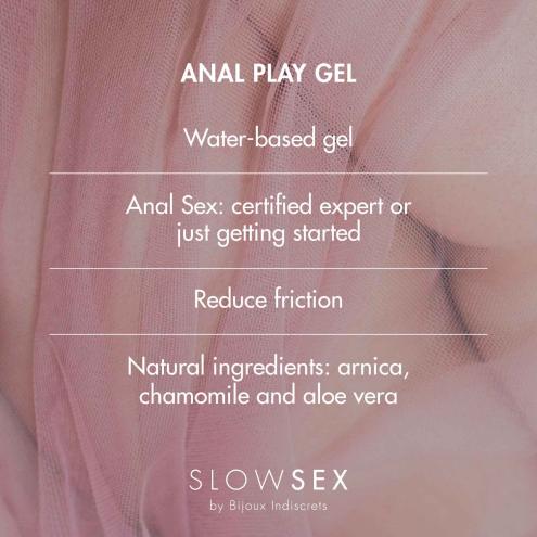 Анальний гель-лубрикант Bijoux Indiscrets Slow Sex Anal play gel