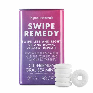 М'ятні цукерки Bijoux Indiscrets Swipe Remedy – clitherapy oral sex mints, без цукру