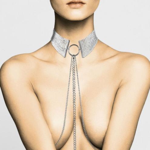 Украшение Bijoux Indiscrets Desir Metallique Collar - Silver