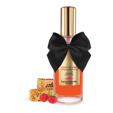 Олія, що розігріває Bijoux Indiscrets Light my Fire – Wild Strawberry&Honey