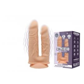 Подвійний фалоімітатор з вібрацією SilexD Double Gusto Flesh Motor - 2