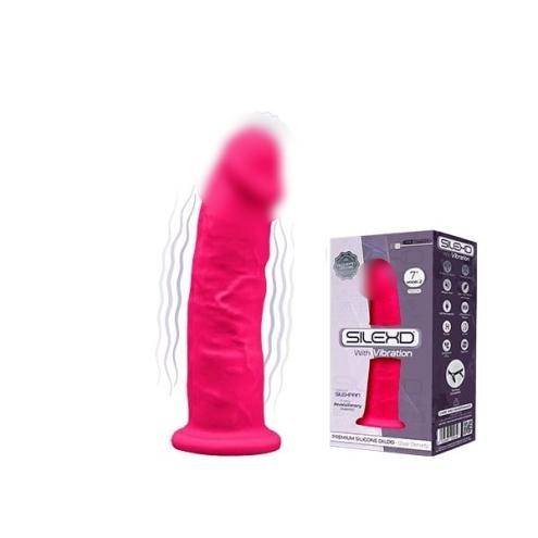 Фаллоимитатор с вибрацией SilexD Henry Vibro Pink (MODEL 2 size 7in)