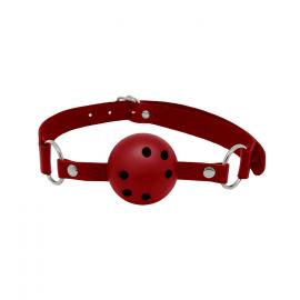 Повітропроникний кляп Alive Discretion Red - 1