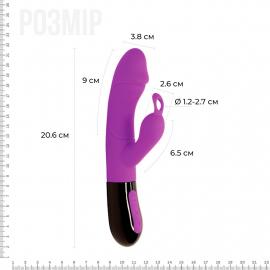 Вібратор-кролик Adrien Lastic Ares 2.0 з петелькою для пальця - 4