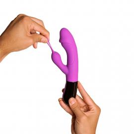 Вібратор-кролик Adrien Lastic Ares 2.0 з петелькою для пальця - 2