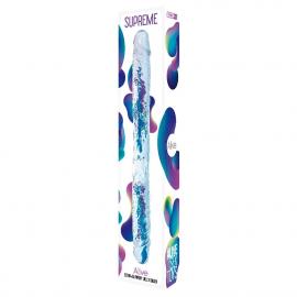Прозрачный двусторонний фаллоимитатор Alive Supreme Jelly Dildo - 2