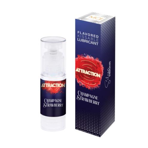 Мастило для орального сексу MAI Attraction Champagne Strawberry (50 мл)