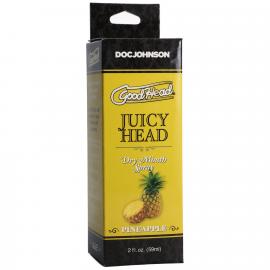 Зволожуючий оральний спрей Doc Johnson GoodHead – Juicy Head Dry Mouth Spray – Pineapple 59мл - 2