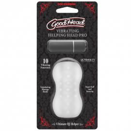 Мастурбатор с вибропулей Doc Johnson GoodHead – Vibrating Helping Head Pro - 2
