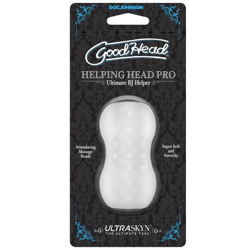 Мастурбатор Doc Johnson GoodHead – Helping Head Pro – Frost