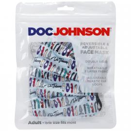 Гігієнічна маска Doc Johnson DJ Reversible and Adjustable face mask - 4