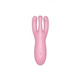 Кліторальний смарт-вібратор Satisfyer Threesome 4 Pink - 2