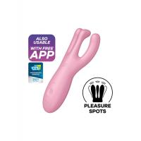 Кліторальний смарт-вібратор Satisfyer Threesome 4 Pink