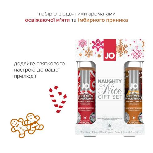 Подарунковий набір лубрикантів System JO Naughty or Nice Gift Set