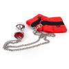 Наручники с металлической анальной пробкой Art of Sex Handcuffs with Metal Anal Plug, size M, Red