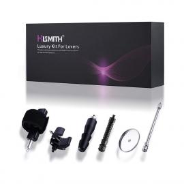 Набір адаптерів для секс-машин Hismith Luxury Kit - KlicLok System Set - 1