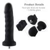 Силіконовий фалоімітатор для секс-машин Hismith 7.1″ Anal Dildo Black