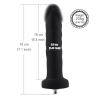 Силіконовий фалоімітатор для секс-машин Hismith 7.1″ Anal Dildo Black