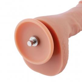 Фалоімітатор для секс-машин Hismith 8.3″ 2-layers Silicone Flesh Dildo - 2