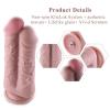 Подвійний дилдо для секс-машин Hismith 8.5  Two Cocks One Hole Silicone Dildo