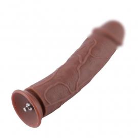 Силіконовий фалоімітатор для секс-машин Hismith 11″ Silicone Dildo - 1