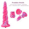 Фаллоимитатор 10.12″ для секс-машин Hismith Silicone Dildo rose Monster Series