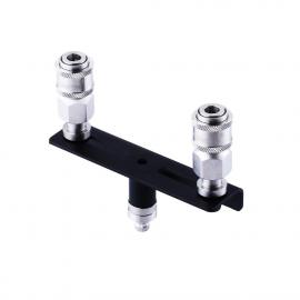 Подвійний конектор для секс-машин Hismith Quick Connector Adapter with Double Head, система KlicLok - 6