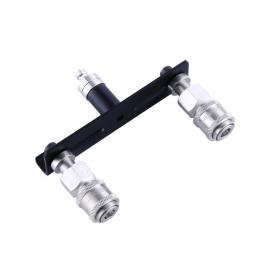 Подвійний конектор для секс-машин Hismith Quick Connector Adapter with Double Head, система KlicLok - 4