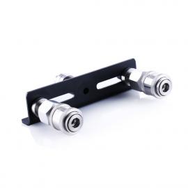 Подвійний конектор для секс-машин Hismith Quick Connector Adapter with Double Head, система KlicLok - 8