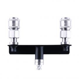 Подвійний конектор для секс-машин Hismith Quick Connector Adapter with Double Head, система KlicLok - 2