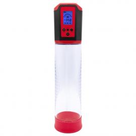 Автоматична вакуумна помпа Men Powerup Passion Pump Red, LED-табло - 1
