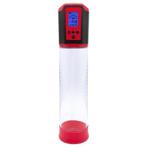Автоматическая вакуумная помпа Men Powerup Passion Pump Red, LED-табло